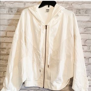 VS Pink slouchy full zip size XL
